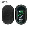 1-4 Pcs Quick Shoe Polish Leather Cleaner Brush Brightening Cleaning Double-sided Sponge Maintenance Colorless Shoes Wax