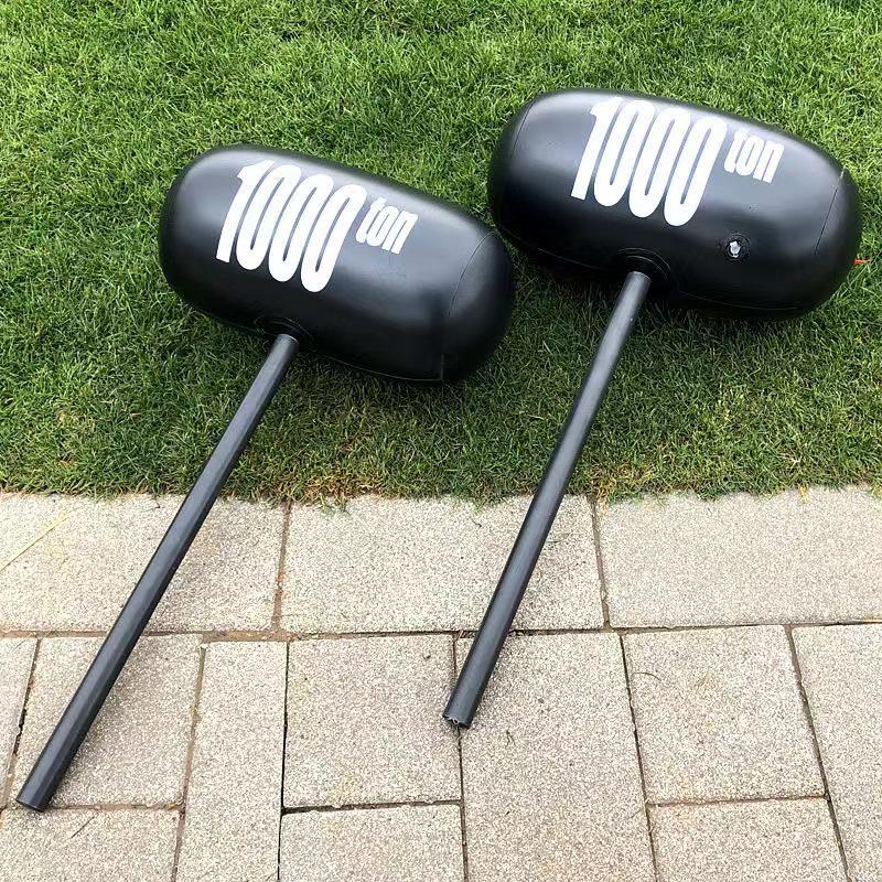 Inflatable 1000 Ton Hammer Mallet Toy - Large Stress Relief Tool