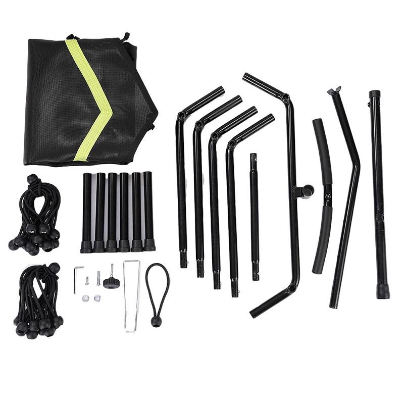 Tappeto Elastico Fitness 40'' con Manubrio Regolabile Tappeto Elastico Silenzioso Bungee Rebounder per Bambini Adulti Salto Allenamento Cardio