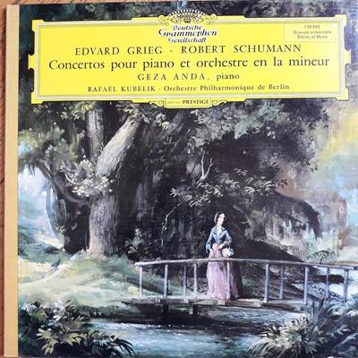 LP-Schallplatte EDVARD GRIEG ROBERT SCHUMANN G Konzerte Für Klavier Und Orchester E SLPM138888 Deutsche Grammo 1964 Frankreich Klassik Gebraucht