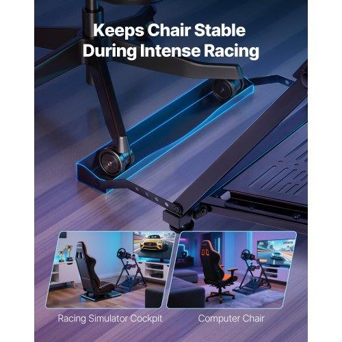 VEVOR Racing Wheel Stand, Adjustable & Foldable Simulator Stand for Logitech G923 G920 G29 G27