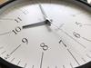 KATOMOKU Plywood Clock 18 Black Wall Clock with Continuous Second km-110BK Hand, 304mm (Radio-controlled)