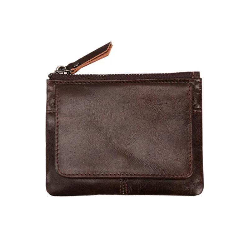 Hakiki Deri Bozuk Para Cüzdanı Retro Bozuk Para Kesesi Mini Cüzdan Erkek ve Kadın Bozuk Para Cüzdanları Yaratıcı Bozuk Para Cüzdanı