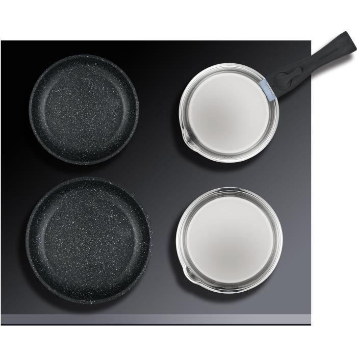 Induction Cookware Set - Arthur Martin - AM1275 - Stainless Steel - 15 Pieces - Removable Handle - All Heat Sources Including Induction