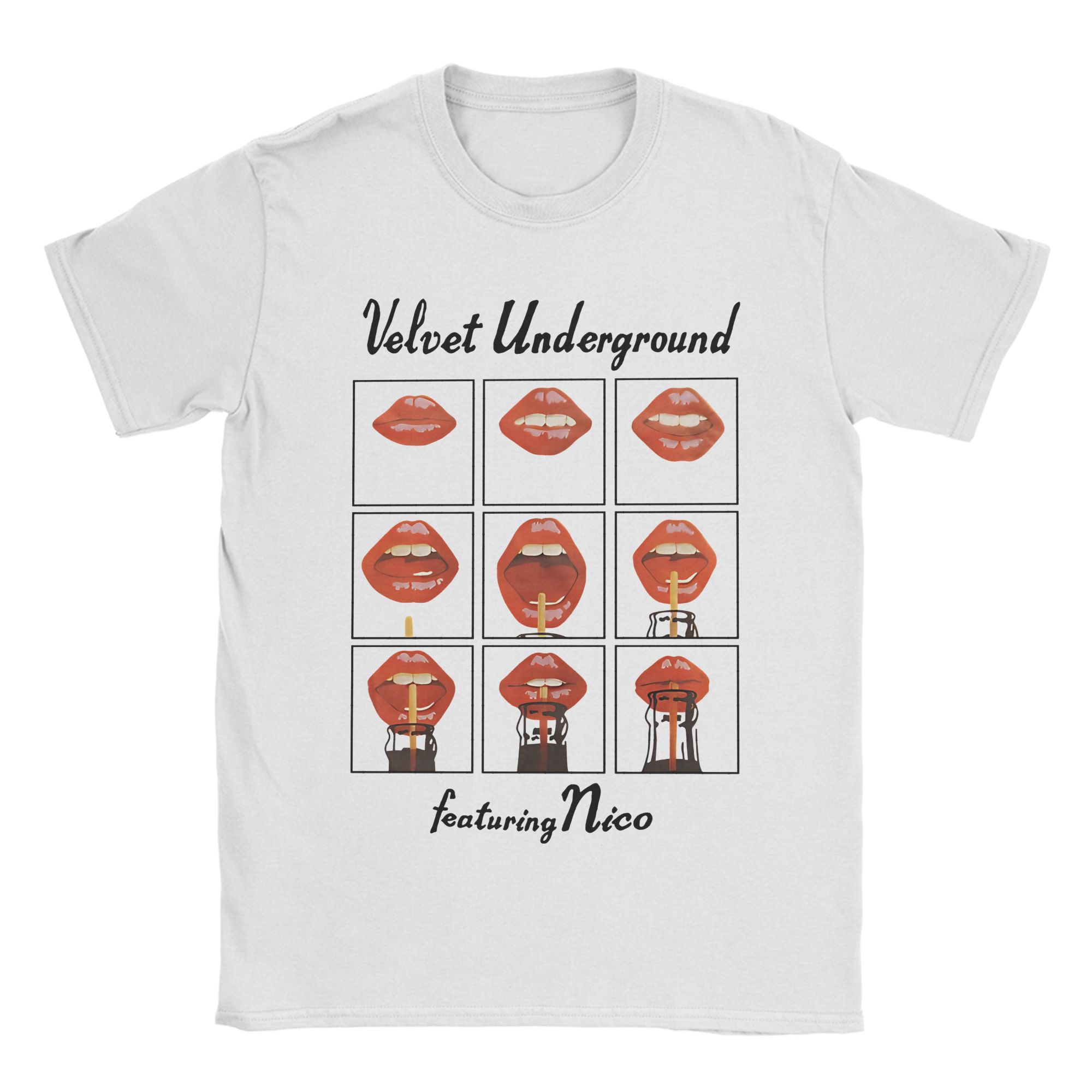 

The Velvet Underground Band T-Shirt Unisex Cotton Clothing Hip Hop O-neck Short Sleeve M