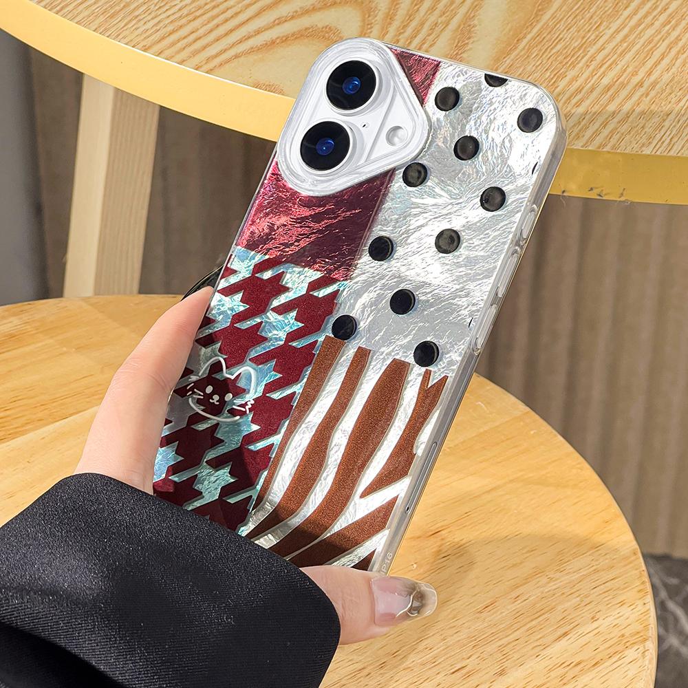 Phone Case for iPhone 11 13 16 Pro Max iPhone 14 15 Pro Max 12 13 Pro Max 16 Plus  13 Pro 14 Pro Glacier Pattern High-grade Color