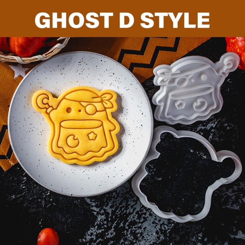 5 Set Biscuit Molds Baking Accessories Halloween Cookie Moulds Biscuit Molding Baking Supplies Suitable for Baking
