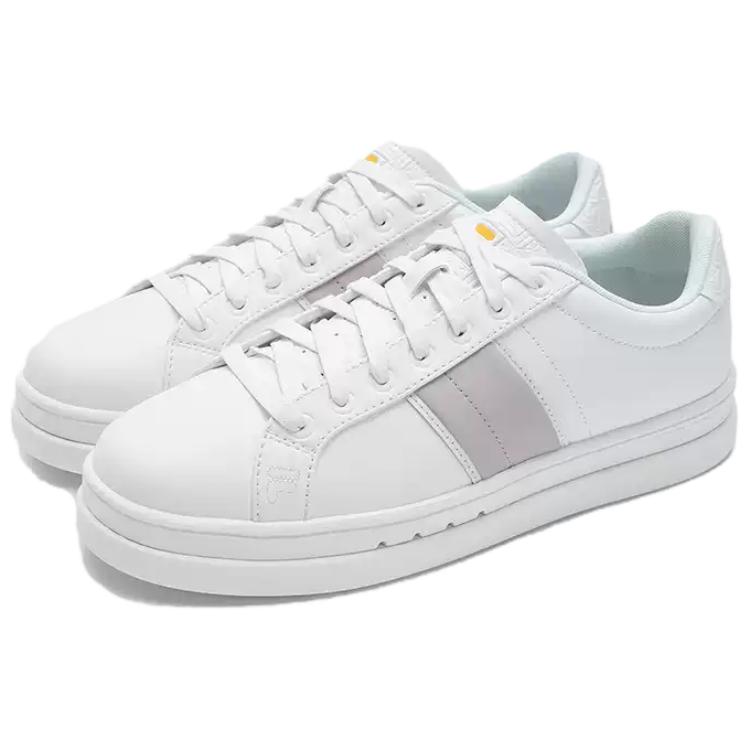 New FILA Vigor Low Top Skateboard Shoes Women's White A12W531517FBB