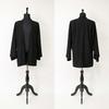 Le Sucood Yukata Motif Japanese Style and Plus Loose Unique Summer Solid Black Cardigan, Jinbei, Kimono, Hakama, Haori, Men's Women's, Sizes, Fit,
