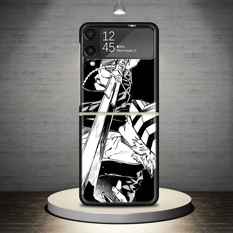 

Чехол для телефона Bleach Kisuke Urahara для Samsung Galaxy Z Flip 7 6 5 4 3 5G Ударопрочный чехол Z Flip7 Flip6 ZFlip5 Flip3 Flip4 Роскошный Samsung Z Flip 5