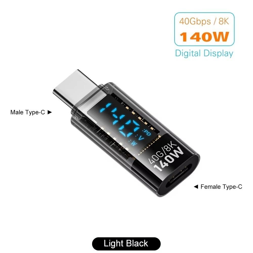 U Shape USB-C Adapter Right Angle USB-C Male To Female Connector Type C Adapter 8K Display