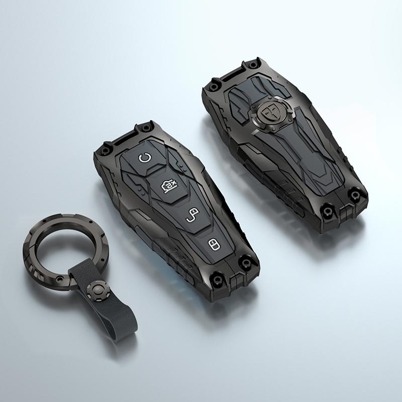 

Galvanized Alloy Silicone Car Smart Remote Key Case Cover For BYD Song Pro Tang Dmi QIn PLUS MAX Yuan EV Dolphin Seagull