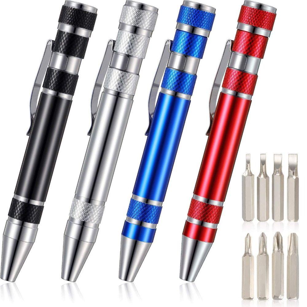 Magnetic Bits Multitool Aluminum Zinc Zinc Alloy Precision Screwdriver Pen Magnetic Screwdriver Phone Repair