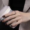 Personalized Trendy Xw Ring Flash Diamond W Letter Earrings Double V Bracelet Niche Necklace