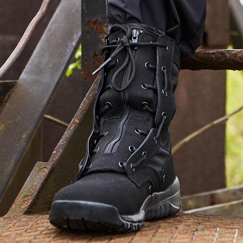 Fashion Lightweight Breathable High-Top Work Boots for Men And Women Outdoor Climbing Tactical Rubber Outsole Shoes