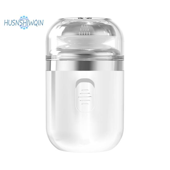 

Электробритва с острым лезвием — пылезащитный чехол, длительный срок службы батареи, использование одной кнопкой, перезаряжаемая USB-зарядка, мини-бритва для командировки A белый