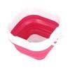 Collapsible Paint Brush Washer Professional Thickened Bottom Silicone Paint Brush Bucket for Beginners with Scrubbing Board