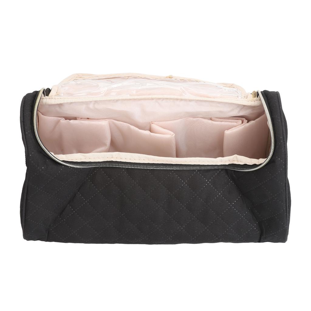Hair Curler Travel Bag with Hanging Hook Large Capacity Zipper Pocket Hair Tools Storage Case