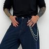 Zinc Zinc Zinc Alloy Pearl Waist Chain Tassel Pants Chain Cool Tassel Jeans Chain  Male