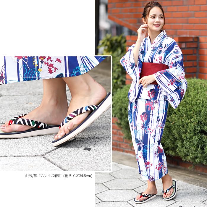 Geta Made of Japanese Rush Round Tatami Geta Rush Tatami Large L [Takeharu] Women's Sandals, Grass, Shape, Sandals, Grass, Sandals, Cute, Size,
