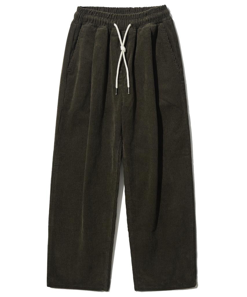 WV PROJECT Croffle Corduroy Wide Pants Khaki Brown Mjlp7618