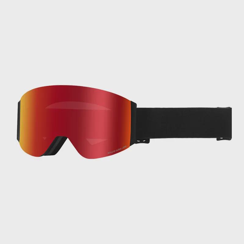 Dual-Use Magnetic Flip Ski Goggles: Day/Night, Double-Layer Anti-Fog & Anti-Snow for Mountaineering
