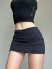 Women's Summer 2026 Slimming A-line Yoga Skort - American Style, Anti-Exposure, Hip-Hugging Sports Skirt
