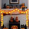 Led Marigold Garland Lights Lighted Marigold LED Flowers Day Of The Dead Decorations Diwali Decorations For Home Battery
