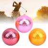 Plated Metal Color Golf Ball 1.68in Practice Balls Indoor Outdoor Training Aids Gifts