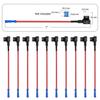 10Pcs Add-a-Circuit Adapter Micro Mini Standard ATM Blade Fuse 12V Car Fuse Holder for Cars Vans MINI SMALL MEDIUM Size