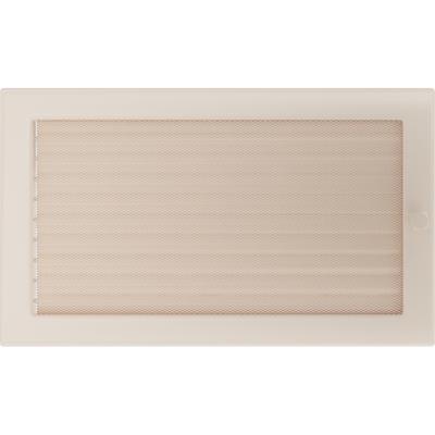 Lüftungsabdeckung 22x37 creme mit Jalousien