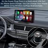 9.3” Portable CarPlay Android Auto Car Radio Multimedia Video Player Touch Screen With Remote Control Rearview Camera