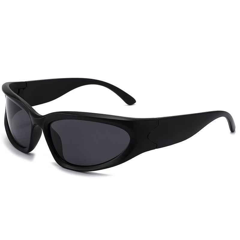 

New European and American Ins Wind Sunglasses Future Wind Sunglasses UV Anti-Ultraviolet Sunglasses чорний