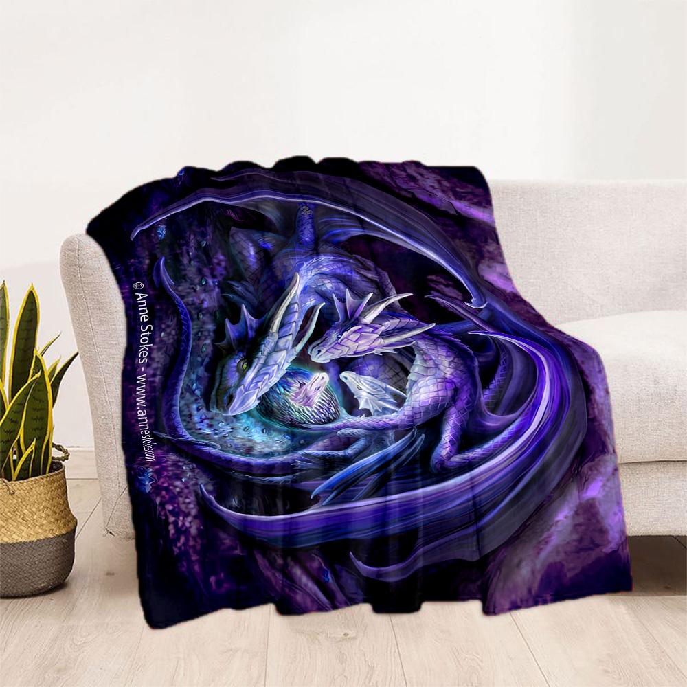 Gothic Style Blanket Comfortable Suitable for Picnics Sofa Seaside Four Seasons Universal Modern Style Best Holiday Gift for Friends Family