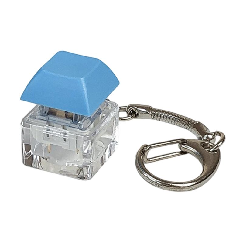 Sensory Mechanical Keychain Stress Relief Toy 5000+ Presses Count Soft ABS Portable Focusing Tool For Classroom Office Travel