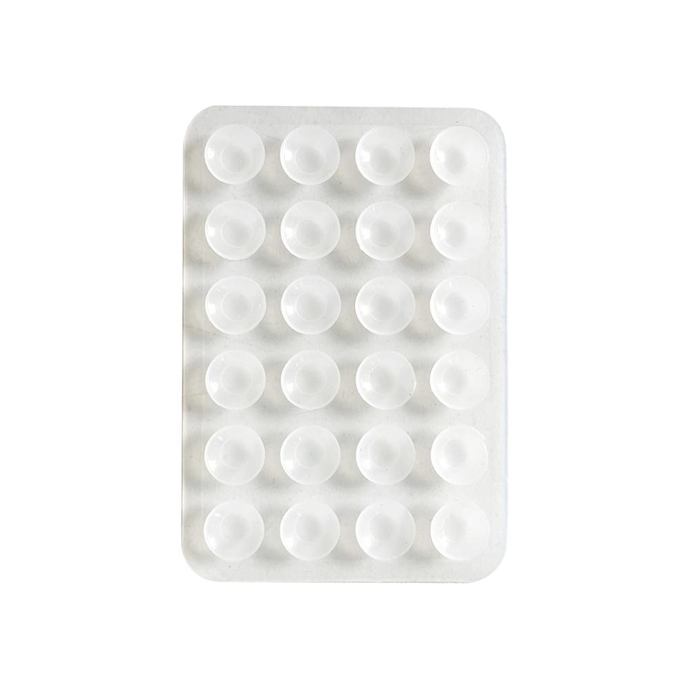 Transparent Suction Cup Silicone Phone Backed Sticker Suction Pad Phone Holder Backed Adhesive Rubber Sucker Pad For Fixed Pad