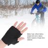1 Pair Electric Half Hand Warmer Ultra Adjustable Elastic Wrist Strap Wide Use Electric Heated Gloves with Data Cable for Riding