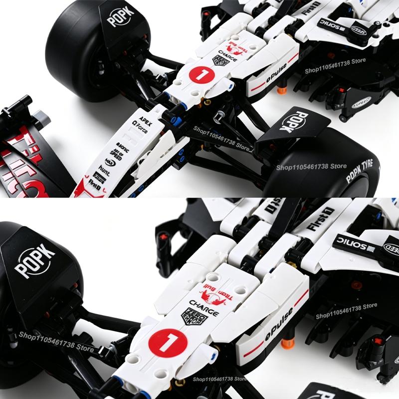 NEU MK6025 Technischer Klassiker Leistung 1900+ Teile RB21 Weißer Sportwagen Bausteine MOC DIY Montage Modell Set Jungen Spielzeug Geschenk