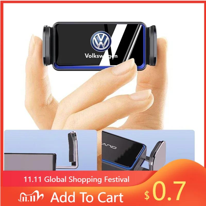 Per VW Hot 2025 Nuovo Supporto per Telefono Navigatore GPS per Auto Decorazione Interno Auto Per Volkswagen VW Golf Polo Passat Tiguan Rline GT bianco