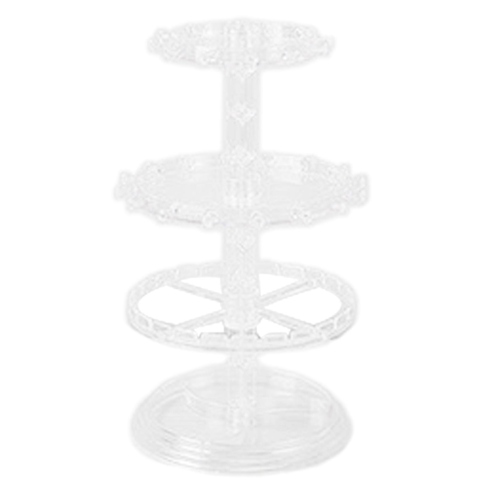 Elegant Jewelry Showcase Rack Versatile Organizer for Necklaces Three Layer Rotating Jewelry Display Stand for Women 1