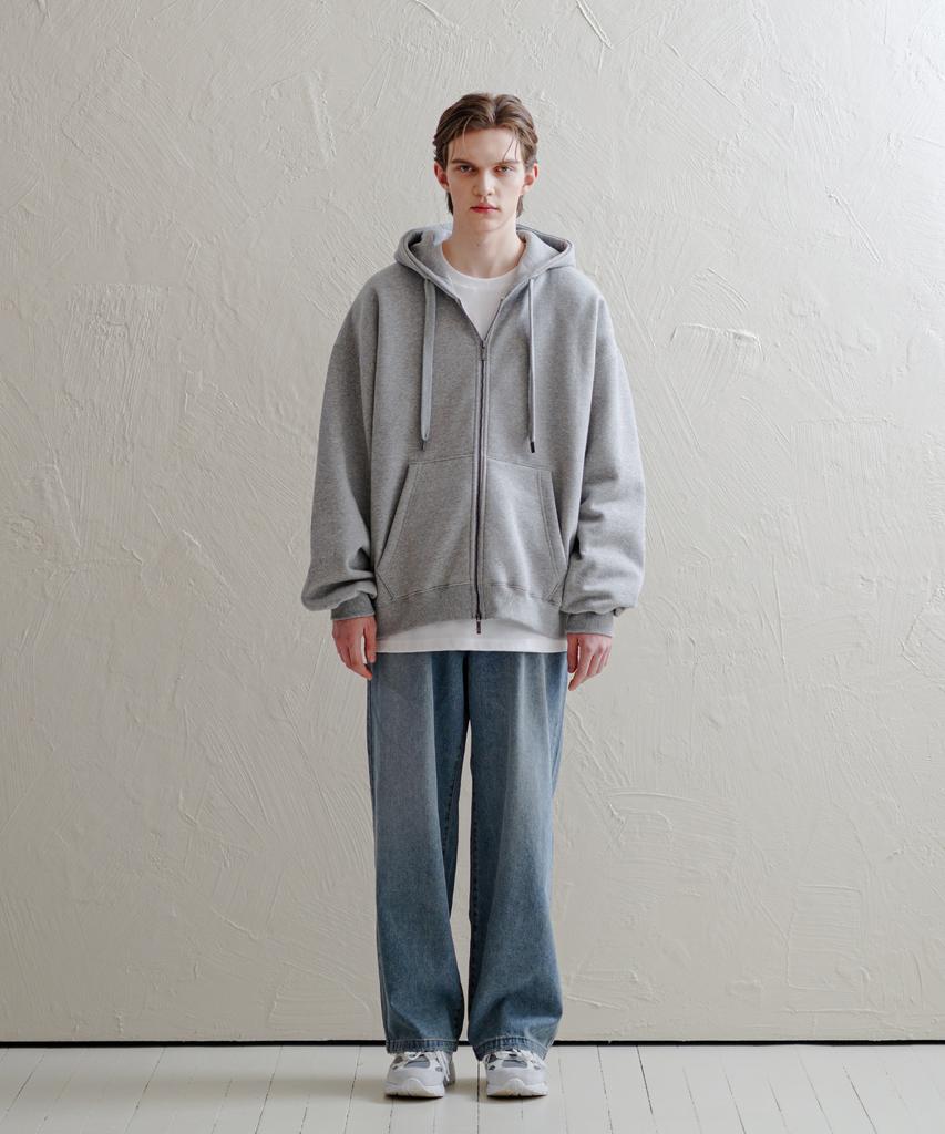 Wv Project Neo Cozy Zip-Up Hoodie Gray Jjhd7647