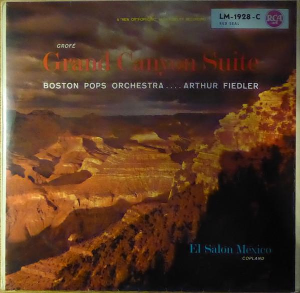 

LP Record ARTHUR FIEDLER, BOSTON POPS ORCHEST - Grofe Grand Canyon Suite LM1928C RCA VICTOR RED 1961 Germany Classical Used