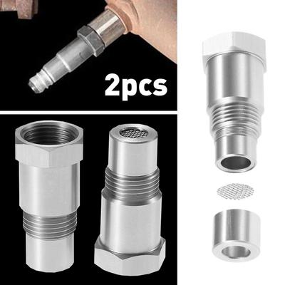 2PCS Car CEL Oxygen O2 Sensor Fix Check Engine Light Eliminator Adapter With Filter Car Tool Accessory