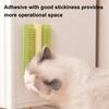Cat Tickler with Rounded Blunt-Tipped Comb Teeth Built-In Catnip Tablets Adhesive Backing Cat Grooming Tool Furniture Attachment