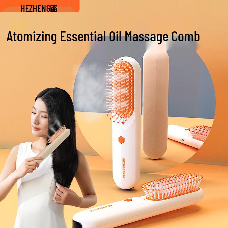 

HEZHENG Essential Oil Atomizing Massage Comb CN plug (adapter included)