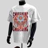 American Trendy Brand Short-Sleeved Pure Cotton Men'S Printed T-Shirt Trendy Men'S And Women'S Versatile Round Neck T-Shirt Men'S