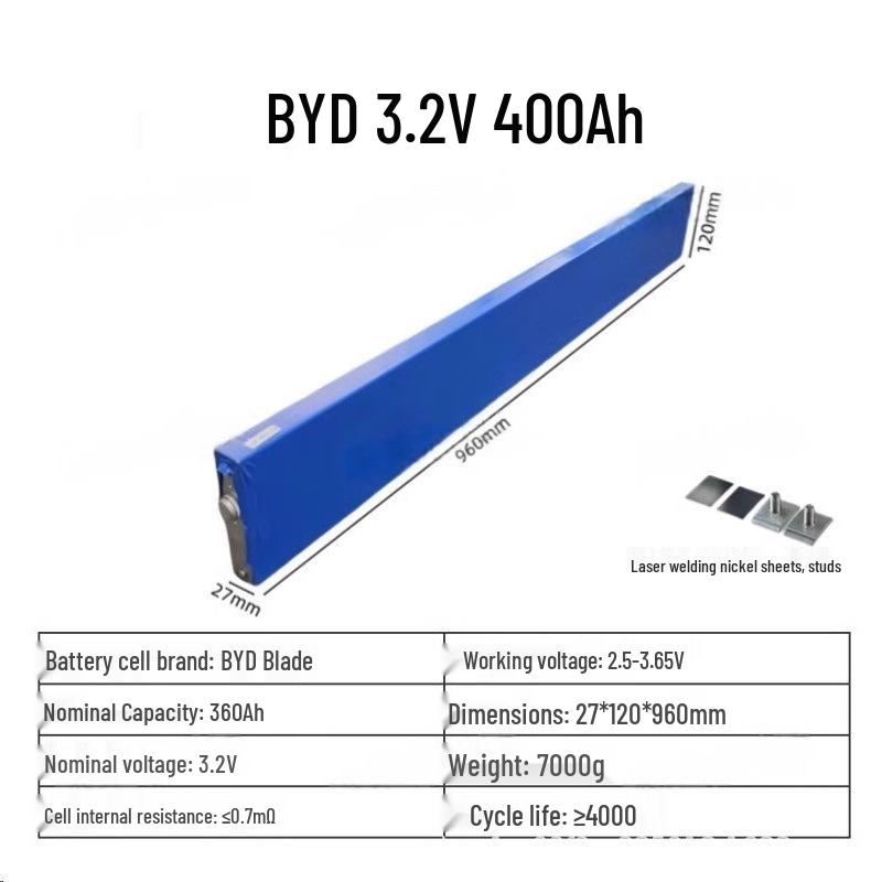 New BYD 173Ah/400Ah LiFePO4 Blade Battery for RV & Solar Energy Storage