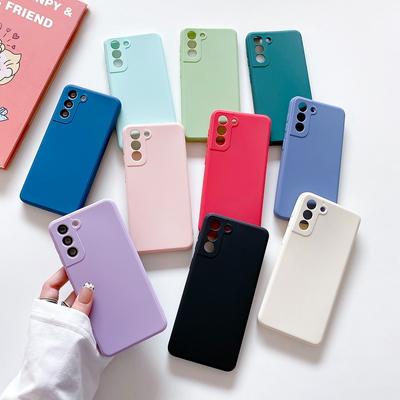 Neues Upgrade Kamera Schutzhülle Solide Matte Silikonhülle Für Samsung Galaxy S25 Ultra S24 FE S23 Plus A56 A36 A16 A55 A06 A35 A15 5G A17 S26 Rückseite