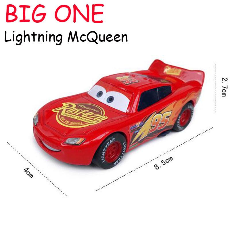 BIG SALE!!! Lightning McQueen Diecast Metal Alloy Cars Toys Cartoon Movie Vehicle Model Enligten Action Figure Toys For Children
