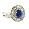Sapphire 'Sissi' Silver Ring